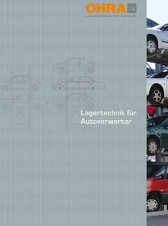 Lagertechnik für Autoverwerter