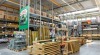 pallet racking warehouse, rack-clad building